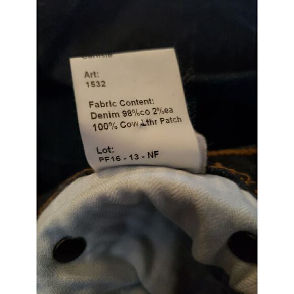 R13 Kate Skinny Jeans In Carlisle Sz 24 Low-Rise R13W4021-161 - - Picture 6 of 11